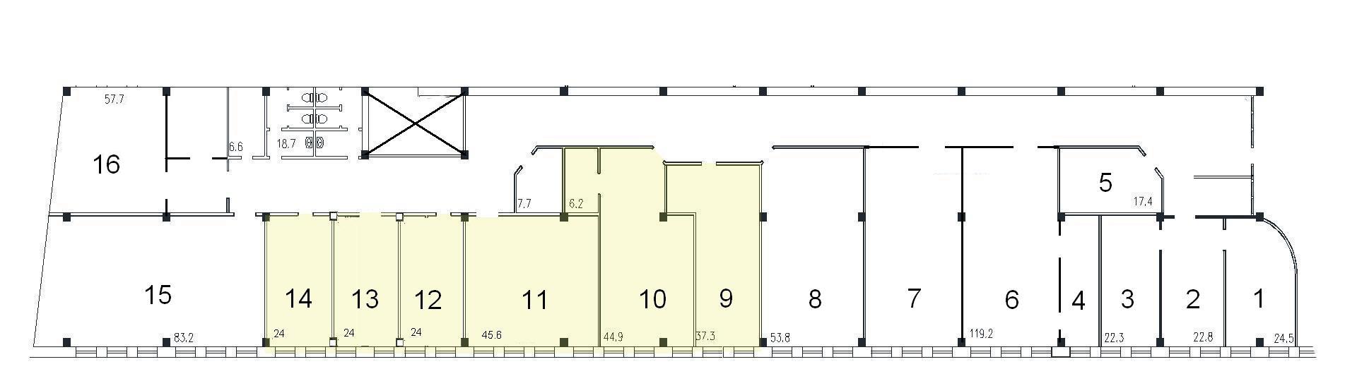 Аренда офиса в БЦ, ул.Жилянская м.Олимпийская (830 кв.м.)